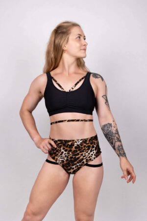 Komplet top Elvira szorty Alice Leopard