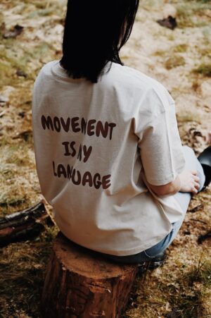 T-shirt "Movement is my language"